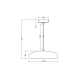 DECOR PLASTER PURE PEND 280 E27 WT LEDV