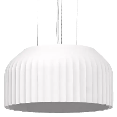 Decor Plaster Routes Pendant 300 1XE27 White