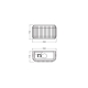 DECOR PLASTER ROUTES WALL 2501XE27 LEDV