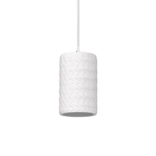 Decor Plaster Tube Pendant E27 White