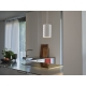 DECOR PLASTER TUBE PENDANT E27 WT  LEDV