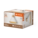 DECOR PLASTER WOOD PEND 220 E27 WT LEDV