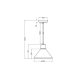 DECOR PLASTER WOOD PEND 220 E27 WT LEDV