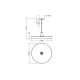 DECOR PLATE PENDANT E27 BG         LEDV