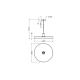 DECOR PLATE PENDANT E27 WD         LEDV
