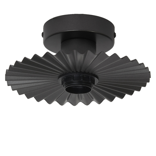 Decor Plisse Ceiling E27 Dark Grey