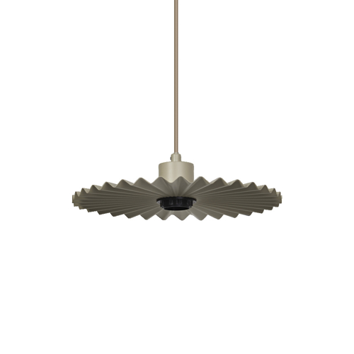 Decor Plisse Pendant E27 Beige