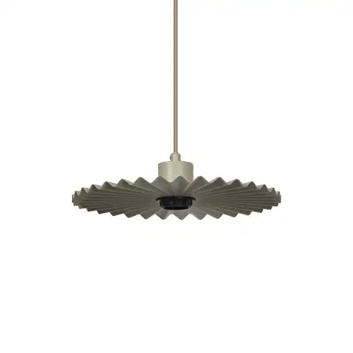 Decor Plisse Pendant E27 Beige
