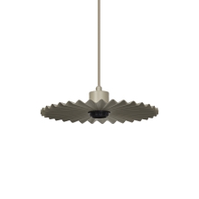 DECOR PLISSEE PENDANT E27 BG       LEDV