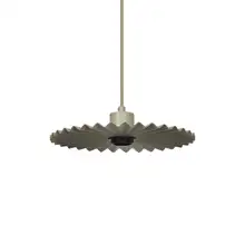 DECOR PLISSEE PENDANT E27 BG       LEDV