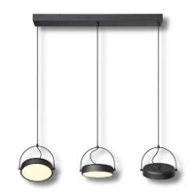 DECOR PUCK 3XPENDANT LN 36W 930 BK OSRAM