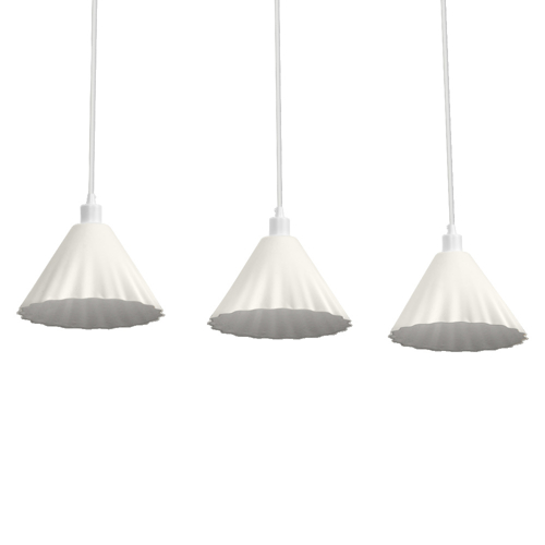 Decor Pulp Pendant 3XE14 White