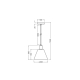 DECOR RAFFIA PENDANT 1XE27 GN      LEDV