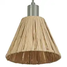 Decor Raffia Pendant 1XE27 Green