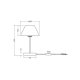 DECOR RAFFIA TABLE E27 GN          LEDV