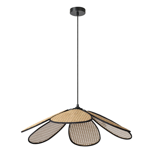 Decor Rattan Daisy Pendant 690 E27 Brown
