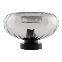 DECOR SMOKE GLASS TABLE E27        OSRAM