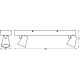 DECOR SP NEPTUNE 508MM 20W SEL WT  LEDV
