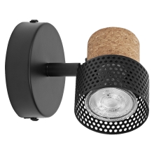 DECOR SPOT CORK 1X3.4W 927 GU10 BK LEDV
