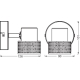 DECOR SPOT CORK 1X3.4W 927 GU10 WT LEDV