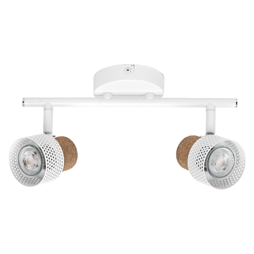 DECOR SPOT CORK 2X3.4W 927 GU10 WT LEDV