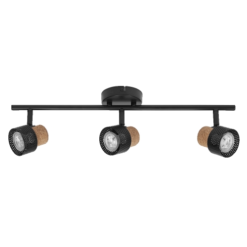 DECOR SPOT CORK 3X3.4W 927 GU10 BK LEDV