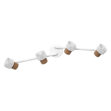 DECOR SPOT CORK 4X3.4W 927 GU10 WT LEDV