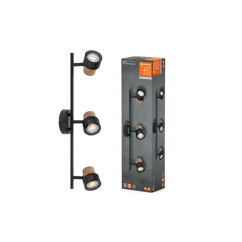 Decor Spot Cork Black 3x3.4W 927 DIM