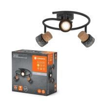 DECOR SPOT CORK SP 3X3.4W927GU10BK OSRAM