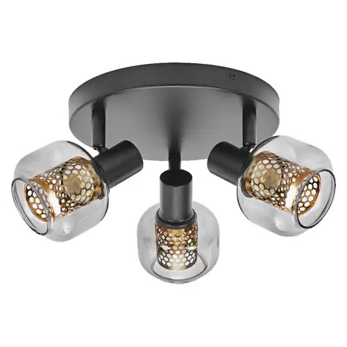 Decor Spot Firefly 3X2.8W E14 Black