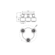 DECOR SPOT FIREFLY PL 3X2.8W E14 BKLEDV