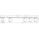 DECOR SPOT MARS 713MM 58.5W SEL BK LEDV