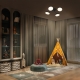 DECOR SPOT MOON 4SP CROSS 21W 830BKLEDV