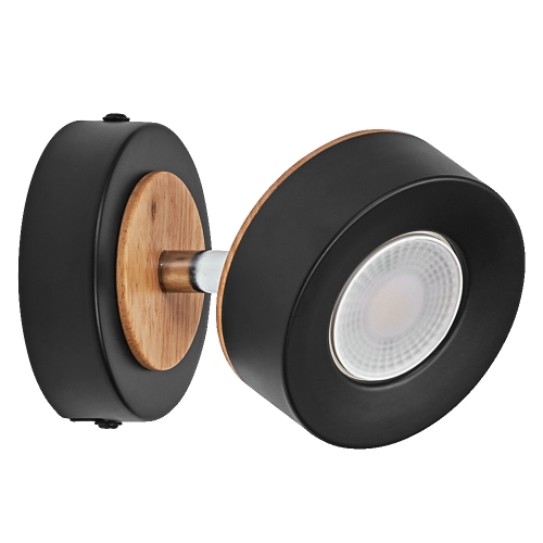 DECOR SPOT PLUTO 90MM 4.8W 830 BK  LEDV