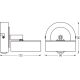 DECOR SPOT PLUTO 90MM 4.8W 830 BK  LEDV