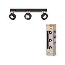 Decor Spot Pluto Black 3 Spot