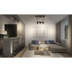 DECOR SPOT VENUS 695MM 21W 830 BK  LEDV