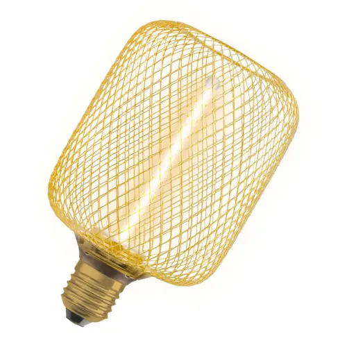 DECOR STRAW FILAMENT LAMP IN METAL HOUSING 3.5W 818 E27