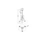 DECOR STRAW PENDANT 3XE27          LEDV