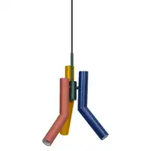 Decor Straw Pendant 3XE27 Multicolor