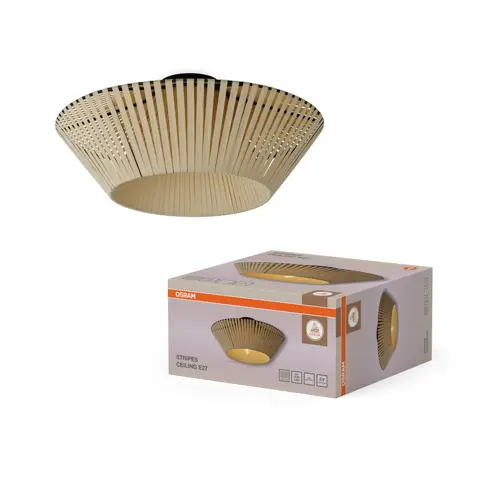 Decor Stripes Pendant 305 1XE27 Beige