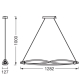 DECOR SWIRL PEND 22W 830 CLICK DIM LEDV