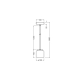 DECOR TERRAZZO BALL PEND 1XGU10 WT LEDV