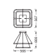 DECOR TETRAGON 2XPEND 23W830 CLICKDLEDV