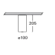 DEOS light.track.emergency.LED L100cLSN103OSB3