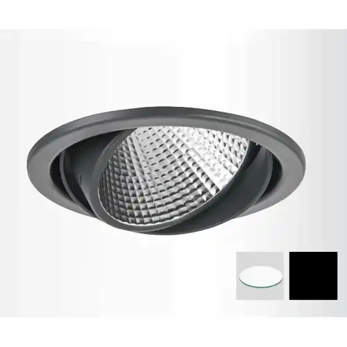 DEOS svít.downl.LED V-718 14W 830 SP+akryl;černá