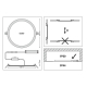 DL SLIM ALU DA D100 V 9.5W MS840 WTLEDV