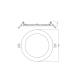 DL SLIM ALU DA D150 V 13W MS 840 WTLEDV