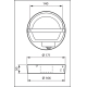 DN145C LED10S/830 PSU II WH