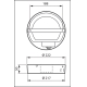 DN145C LED20S/830 PSU II WH